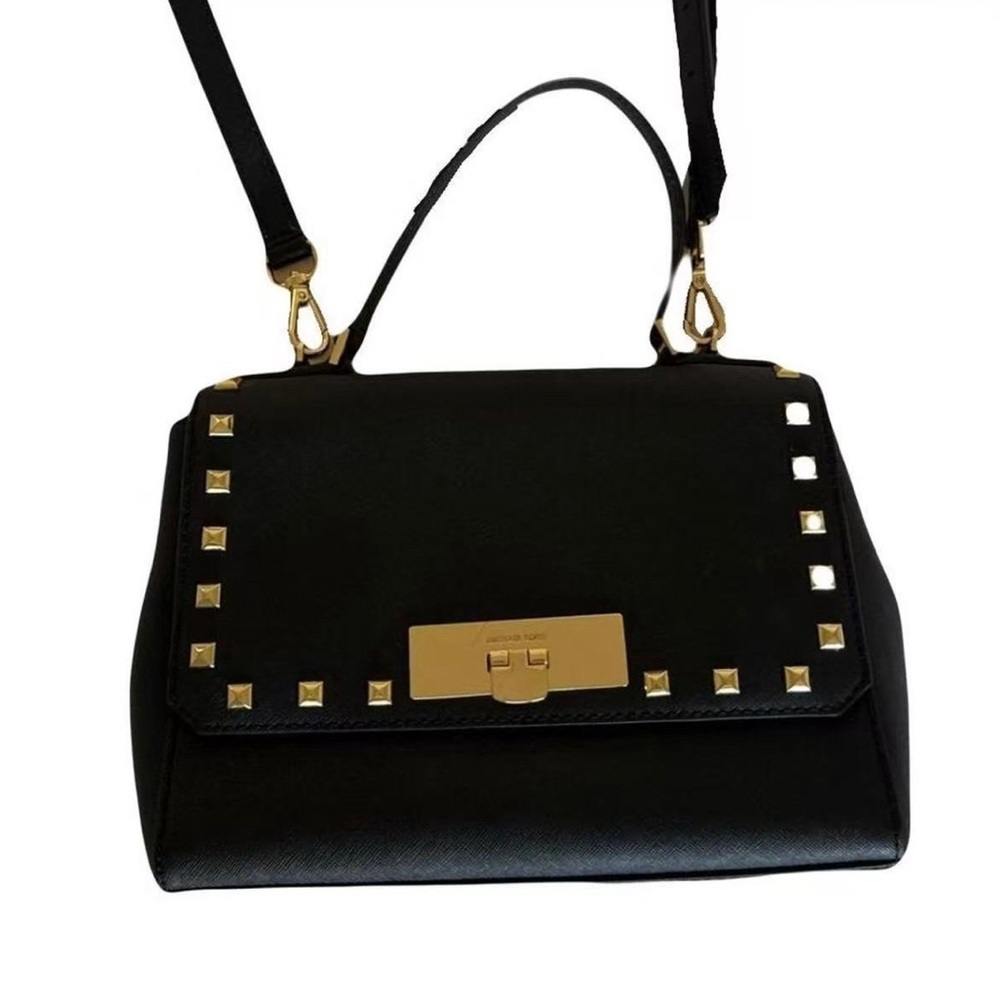 Black Studded Handbag